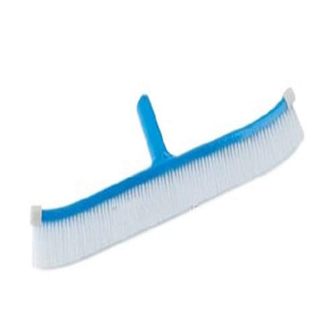 Pentair R111386 912VL Molded Back End Cap Curved Brush with White Nylon Bristles, 18-Inch