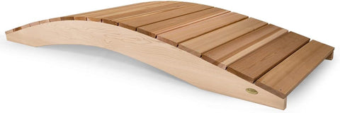 All Things Cedar Wood Garden Bridge 8-ft