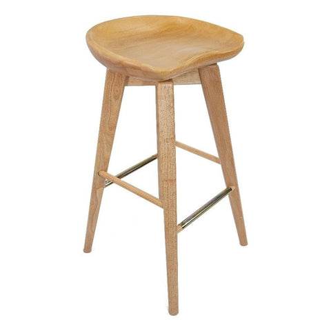 Boraam Bali Bar Height Swivel Stool, 29-Inch, Natural