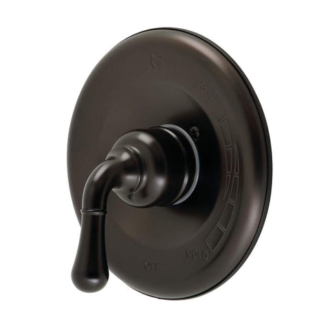 Kingston Brass KB635E Tub and Shower Faucet Valve and Trim Only, Oil Rubbed Bronze