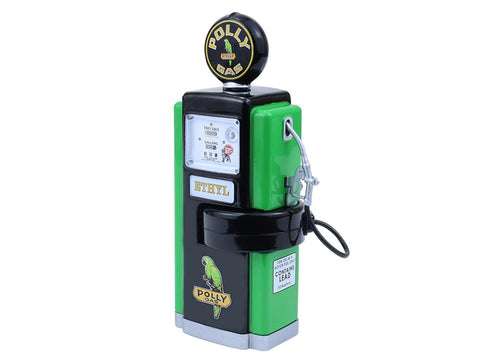 1948 100-A Gas Pump Black and Green Vintage Gas Pumps Series 17 1/18 Diecast Replica by Greenlight 14170A