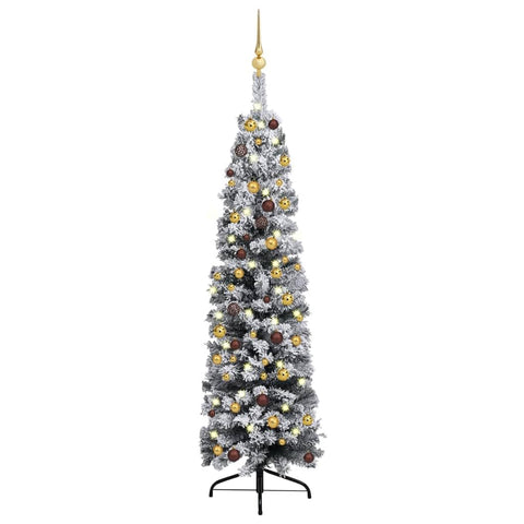 vidaXL Stylish Cone Christmas Tree, Tough LED Holiday DÃ©cor, Perfect for Home, Garden, or Terrace Fun