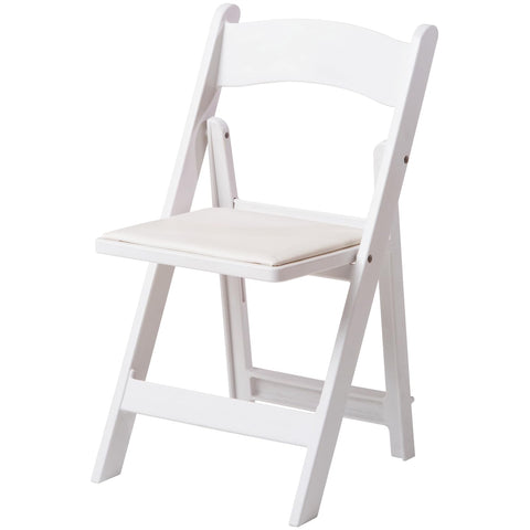 Commerical Seating Products Resin White Folding Chairs