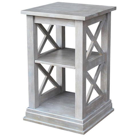 International Concepts Accent Table, Washed Gray Taupe