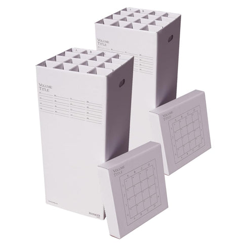 Advanced Organizing Systems - MGR-37 (2pkg) Roll File Storage Box - Corrugated 37x17.5x17.5 With 16 Compartments To Manage All Types of Documents up to 36 Inches Long
