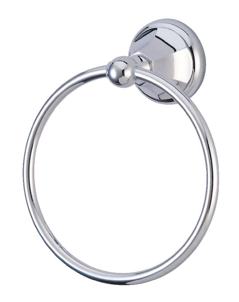 Kingston Brass BA4814C Metropolitan Towel-Ring, Polished Chrome,6 Inch