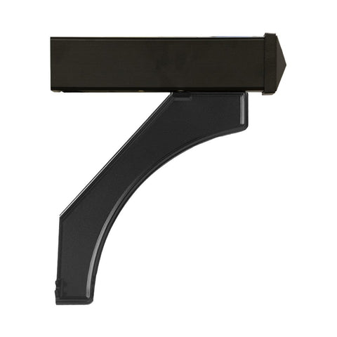 Salsbury Industries 4377BLK Arm Kit Replacement for Deluxe Post for 1 Roadside Mailbox, Black