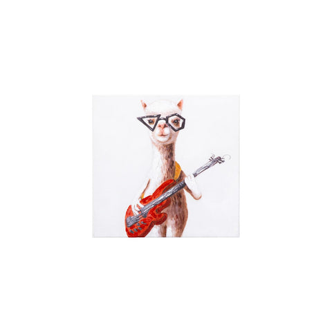 Yosemite Home Decor Llama Play for You I Wall Art