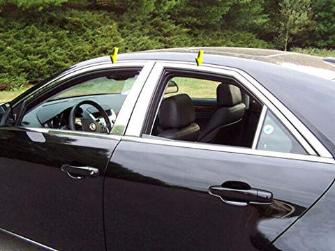 QAA is Compatible with 2008-2013 Cadillac CTS 4 Piece Stainless Window Trim Package, Includes Upper Trim only, NO Pillar Posts, NO Window Sills. WP48252