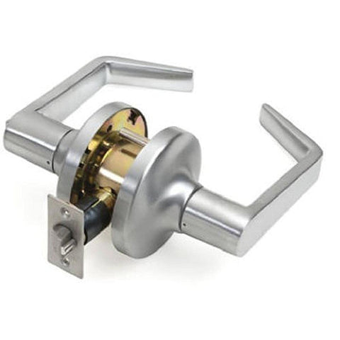 Tell Manufacturing CL100017 Brushed Chrome Privacy Lever