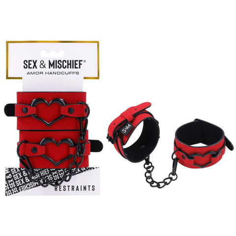 Sportsheets Sex Mischief Amor Handcuffs.