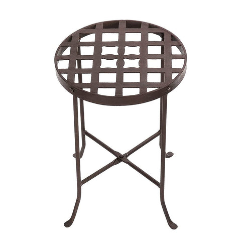 Achla Designs 120-0020 Flowers Plant, 16-in Stand, Roman Bronze Powdercoat Finish