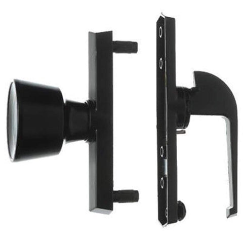 Wright Products V670BL Universal Knob Door Latch for Screen and Storm Doors, Black