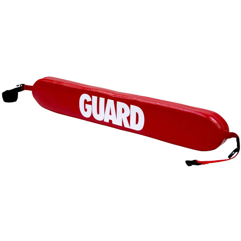 Kemp USA 40 Inch Lifeguard Rescue Tube - Lifeguard Accessories & Survival kit with Guard Logo - Throwable Flotation Device with Reinforced Strap and Reach Assist Loop.