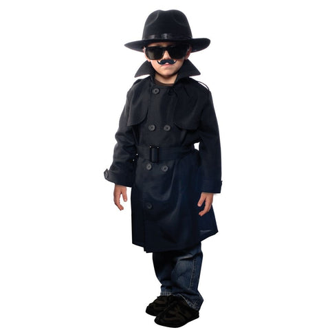 Aeromax Secret Agent Costume Kids - Spy Outfit with Accessories, Ages 5-12 Small