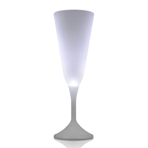 blinkee LED Steady White Light Champagne Party Drinking Glass by