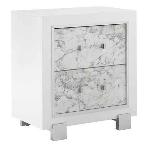 Global Furniture USA Santorini White Nightstand