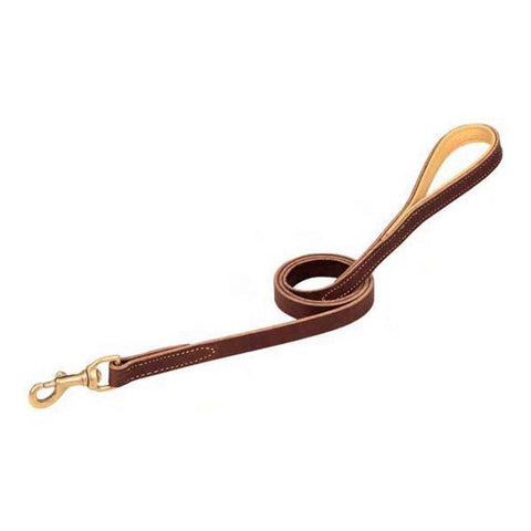 Weaver Deer Ridge Leather Leash Length: 0.75" W x 4' D