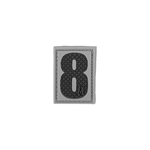 Maxpedition Gear Number 8 Patch (SWAT) 0.84" x 1.18"