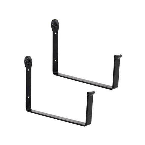Oakestry Wall Mounted Flower Box Brackets Decorative Outdoor Planter Support Garden Porch Balcony Display Hardware