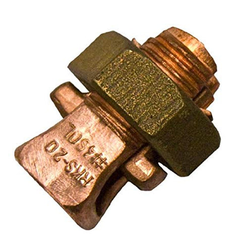 Gardner Bender GSBC-1/ON Solid Copper Split Bolt Connector, 1/0 AWG, 1 Pack, Aluminum