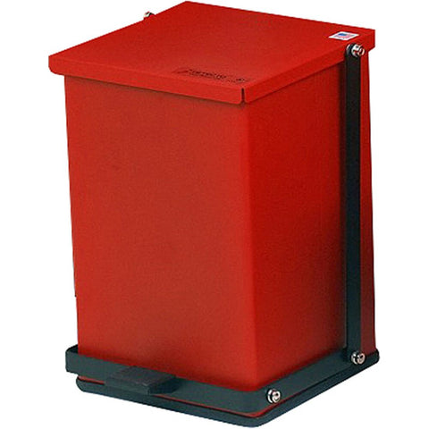 Step-On Can, 24 Qt, Red