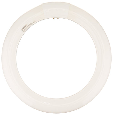 Satco S6502 3000K 22-Watt 4 Pin T9 Circline Lamp, Warm White