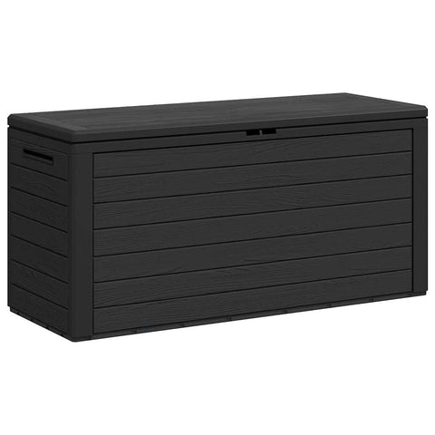 vidaXL Outdoor Storage Box, Deck Box with Lid, Patio Cabinet, Storage Chest for Outdoor Cushions Throw Pillows Garden Tools Pool Supplies, Anthracite
