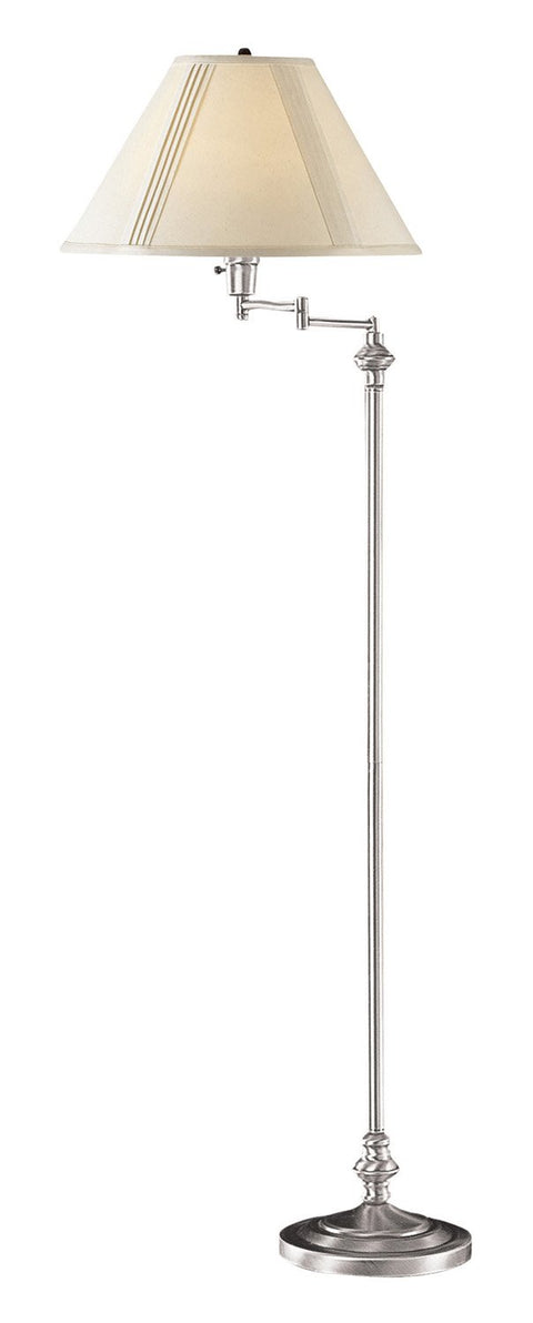 Cal Lighting BO-314-BS Traditional One Floor Lamp Lighting Accessories, Silver