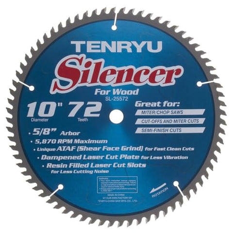 Tenryu Silencer Sawbld 10x72t