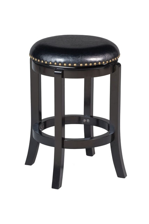 Boraam Cordova Counter Height Swivel Stool, 24-Inch, Black