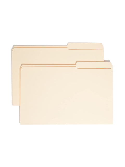 Smead File Folder, Reinforced 2/5-Cut Tab Right Position, Legal Size, Manila, 100 Per Box (15386)