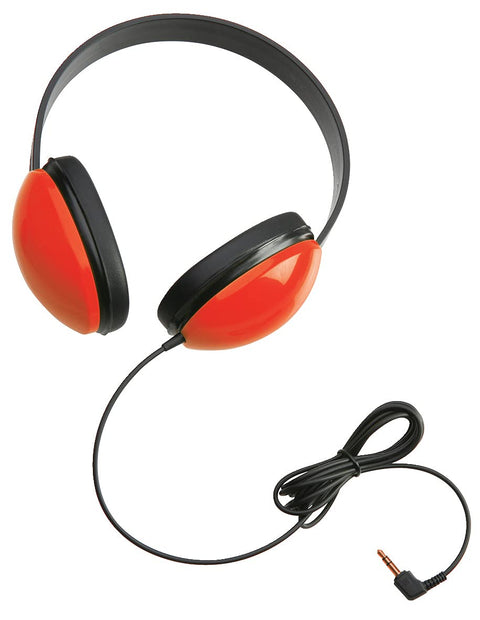Califone 2800-RD Listening First Stereo Headphones with 3.5mm mini plug, Red