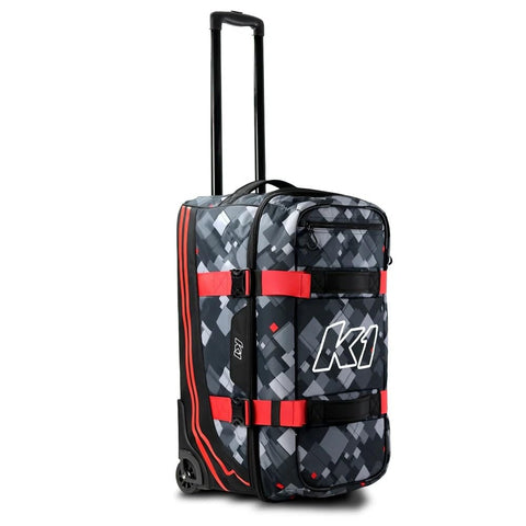 K1 Nomad II Lifestyle Large Roller Gear Bag - Black, Red, Grey, White