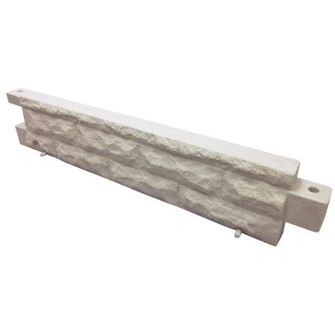 Garden Wizard Self Watering 4 Foot Stone Landscape Border Wall - Sandstone