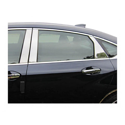 QAA is Compatible with 2014-2020 Chevrolet Impala 6 Piece Stainless Pillar Post Trim PP54136