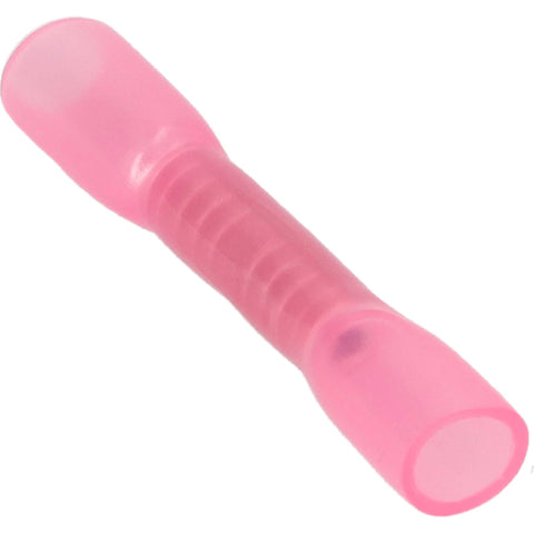 Metra - Heat Shrink Red Butt Connector 22-18 Gauge Package of 100