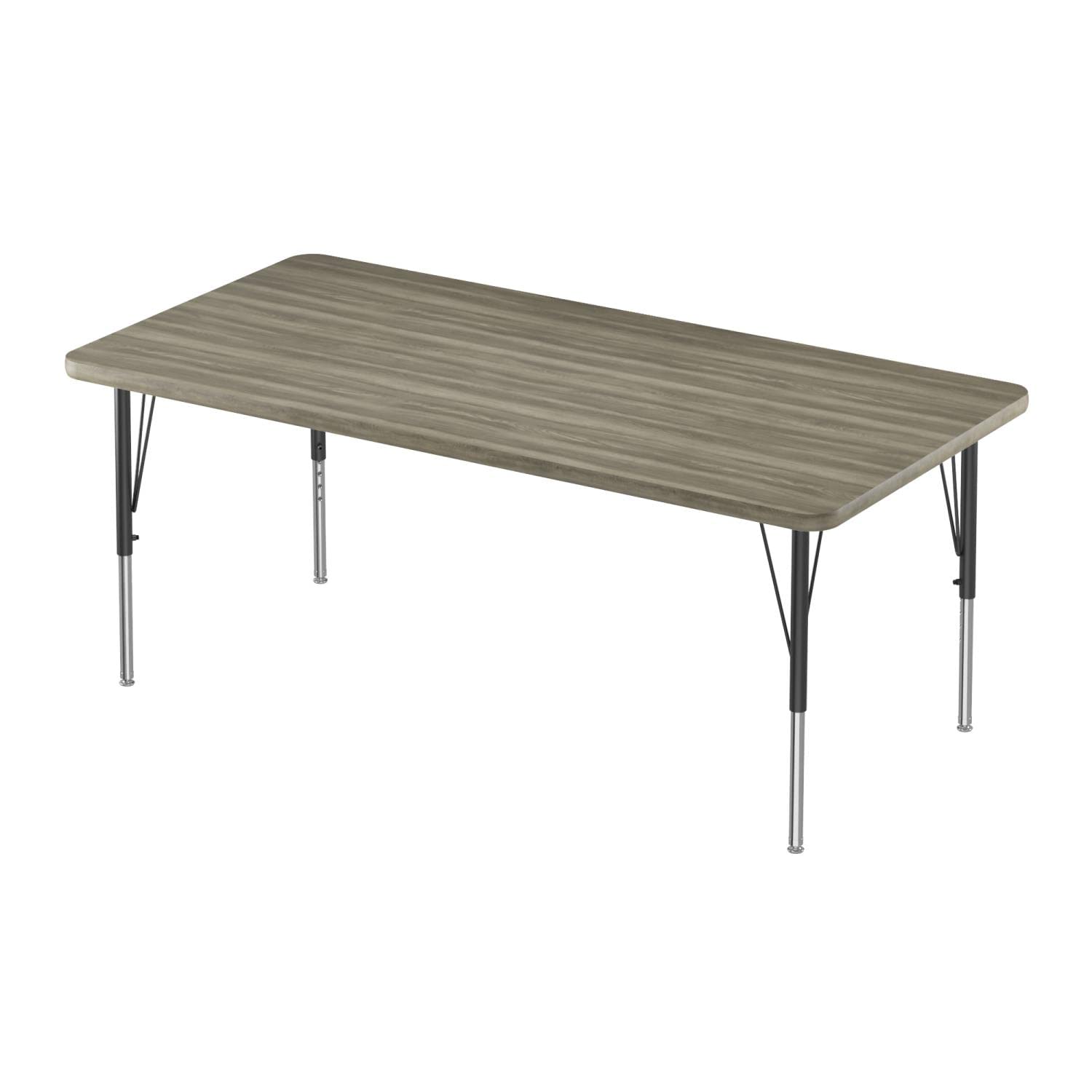 Correll Activity Tables with New England Driftwood Finish A3072-REC-52 ...