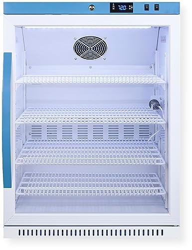 Accucold ARG61PVBIADA-CRT Upright Controlled Room Temperature Cabinet; ADA Height; 6 cu.ft Capacity; Automatic Defrost; Design to Store Medication, Pharmaceuticals, and other Sensitive Materials