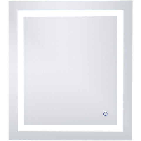 Elegant Decor Helios 30" x 27" Hardwired LED Bathroom Mirror with Touch Sensor