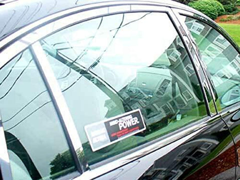 QAA is Compatible with 2002-2006 Nissan Altima 6 Piece Stainless Pillar Post Trim PP22551