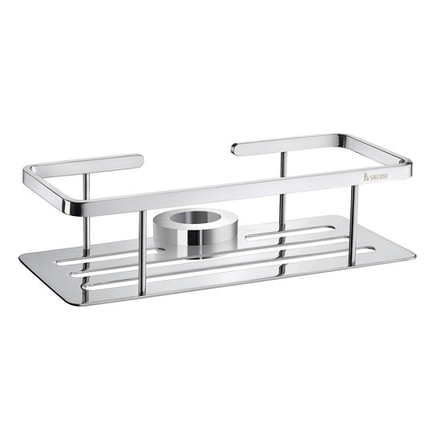 LIVING - Basket for shower riser rail. Polished Chrome. 250 x 103 mm.