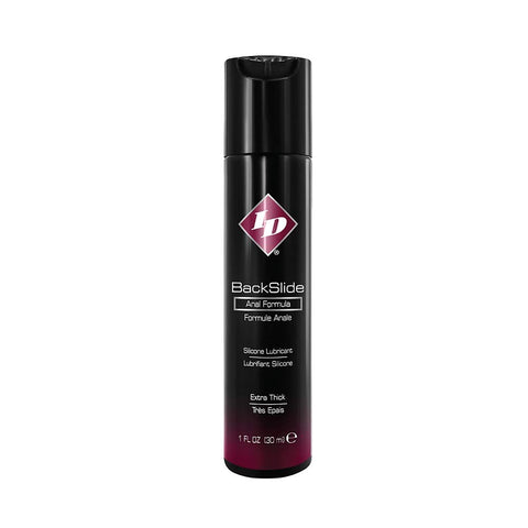 ID Backslide Personal Lubricant - Anal Lube, Silicone, 1 FL Oz Bottle