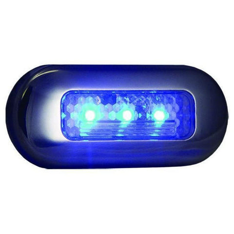 T-H Marine LED-51823-DP LED Oblong Courtesy Lights - Blue