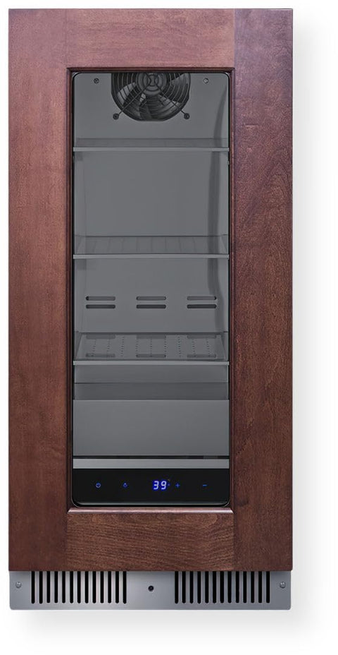 Summit 15” Built-In Beverage Center, Shallow 18” Depth, Panel Ready* - SDHG1533PNRLHD Left Handed Door (*Panel not Included)