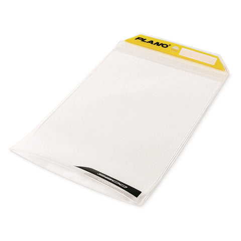 Plano StowAll Series 3700 Waterproof Storage Bag, 14”L x 9” H, Transparent, TPU Material, Waterproof Plastic Zip-Seal Bags for Baits, Lures, & Fishing Tools