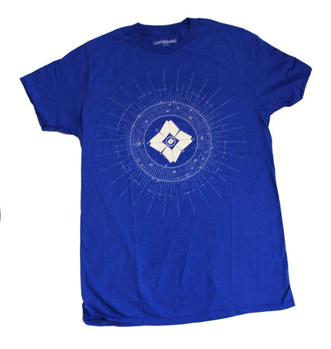 Loot Crate Destiny Ghost Adult Blue T-Shirt Exclusive - Small