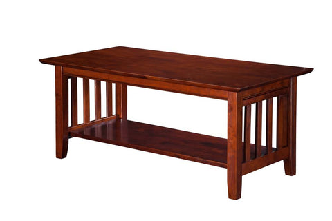 Atlantic Furniture AH15204 Mission Coffee Table, Walnut