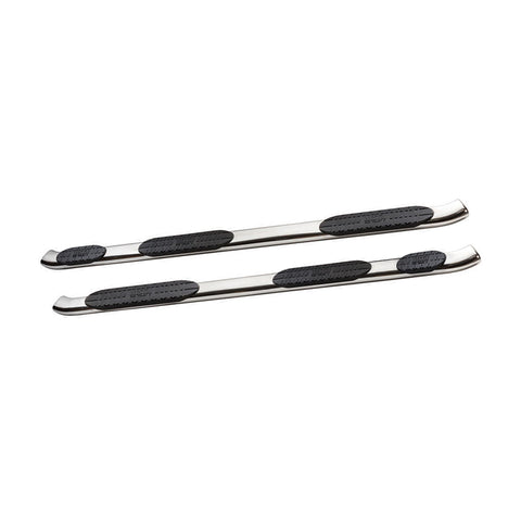 Westin 21-534310 PRO TRAXX 5 Oval Wheel to Wheel Nerf Bars fits 2009-2018 Ram 1500 Crew Cab 5'5" Quad Cab 6'5" Bed 2019-2024 Ram 1500 Classic Crew Cab 5'5" Quad Cab 6'5" Bed Stainless Steel Pair