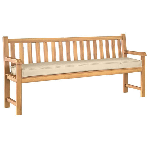 vidaXL Pallet Cushion Beige 70.87 x 15.75 x 3.15 in Oxford Fabric, Garden & Patio, Stylish Oxford Cushion, Weatherproof Rectangle Pillow, Multi-use Outdoor Fabric